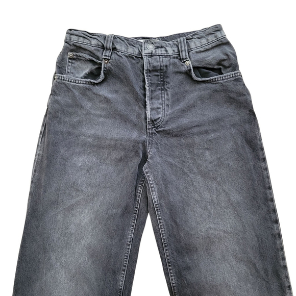 Free People Women's Wide-Leg Button-Fly Jeans Size 27 Inseam 28 Leg Openings 21 - Picture 4 of 9